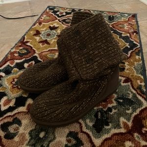 UGG Brown Sweater Boots, size 7